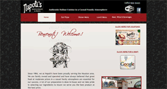 Desktop Screenshot of napolisrestaurant.com